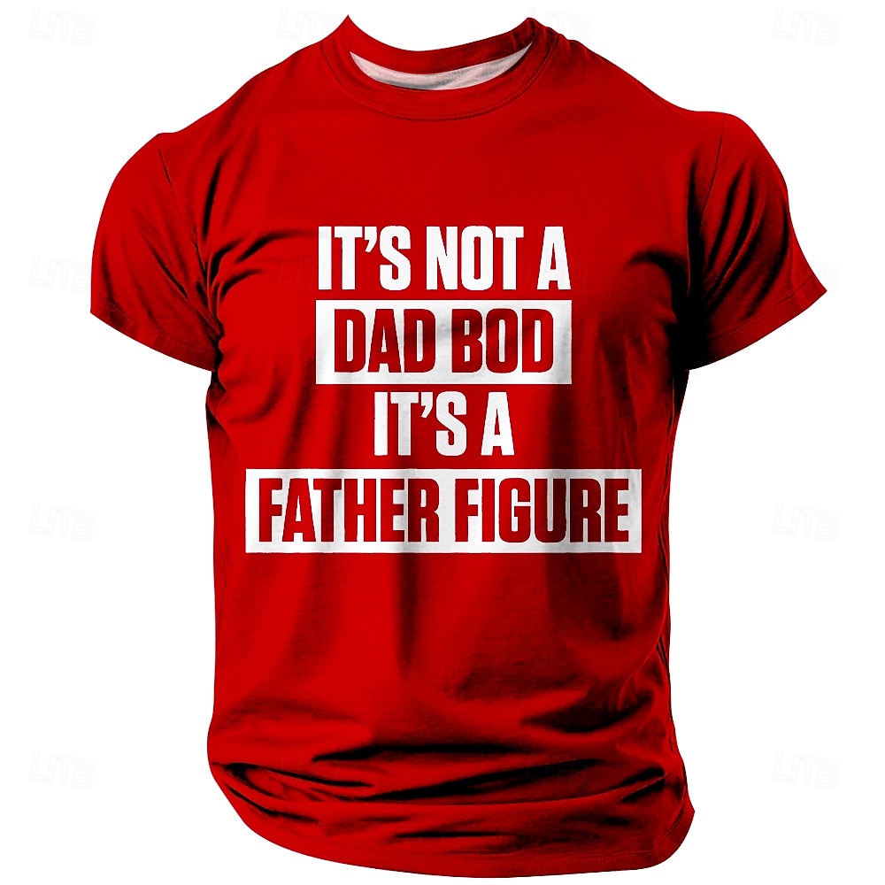 Per uomo Gergo divertente padre Maglietta Manica Corta maglietta Stampa 3D Girocollo Camicia Moda Quotidiano Essenziale Streetwear Casuale Quotidiano Nero Rosso Blu Estate Primavera Abbigliamento S M del 2026 a $19.49 –P2