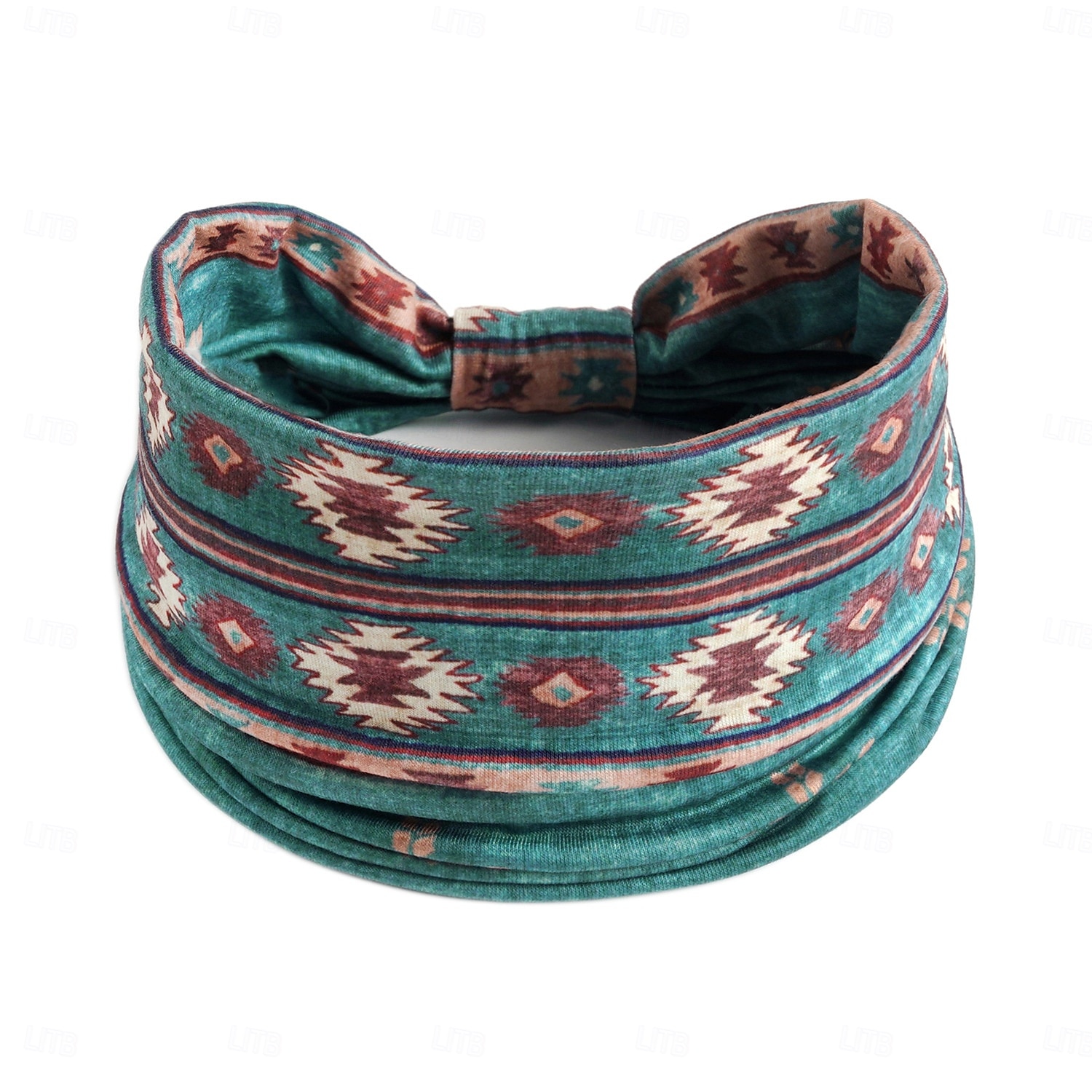 opaski boho damskie szerokie opaski turban elastyczne antypoślizgowe opaski do włosów trening joga chusty do włosów bieganie opaska na pot afrykańskie boho opaski na głowę modne akcesoria do włosów 2025 - $5.49 –P2