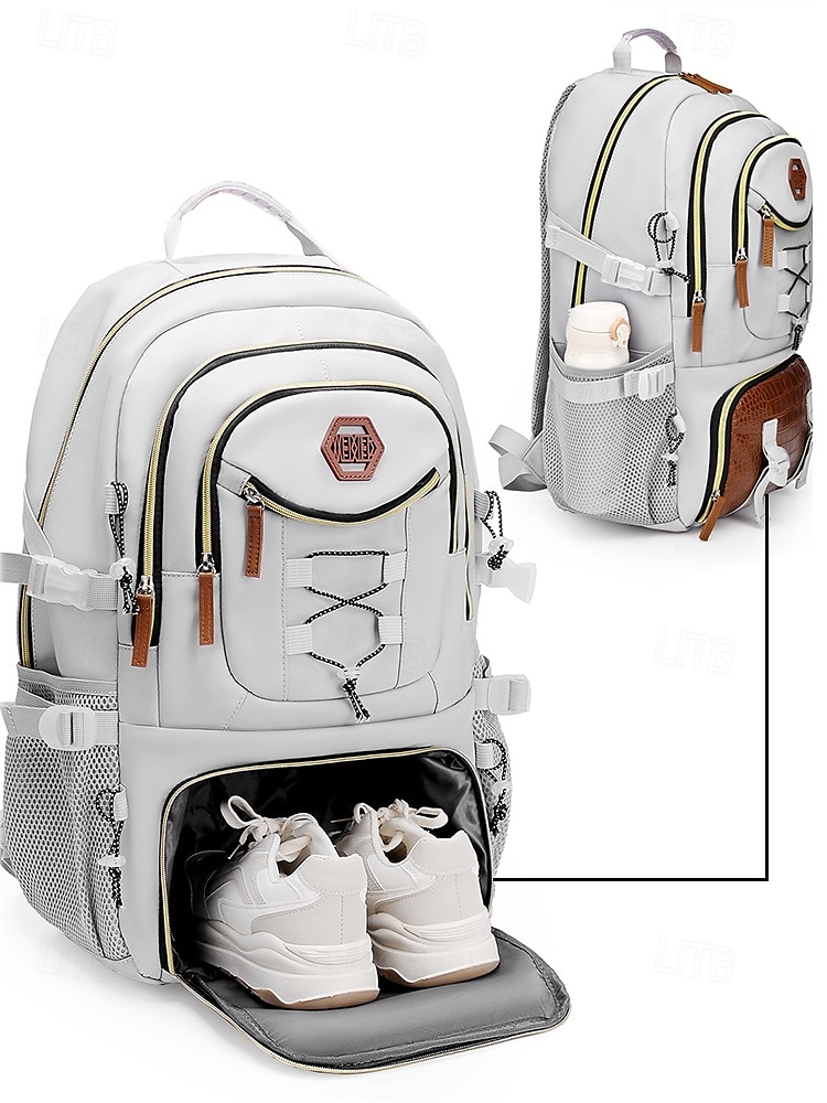 Herren-Rucksack mit großer Kapazität, USB-Ladefunktion und Schuhfach, wasserabweisender Oxford-Schulrucksack für Studenten und Outdoor-Reisen 2025 - $34.99 –P6