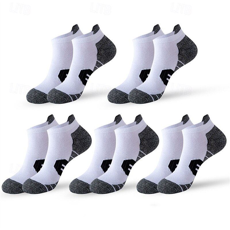 Муж. Мульти пакеты Носки Носки для бега Повседневные носки Черный Белый Цвет Контрастных цветов Отпуск Для занятий спортом Повседневные Классический Средней плотности Весна Осень Мода На каждый день 2025 - $10.49 –P5