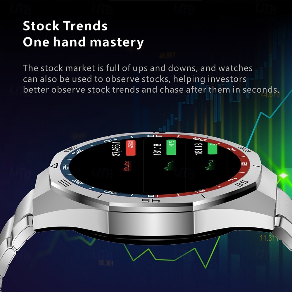 S6Pro Smart Watch 1.62" Bluetooth Fitness Tracker for Men with Compass, Step Counter, Call & Message Reminder, Sleep Monitor, Voice Assistant, IPX Waterproof, Compatible with Android iOS 2025 - $59.99 –P12