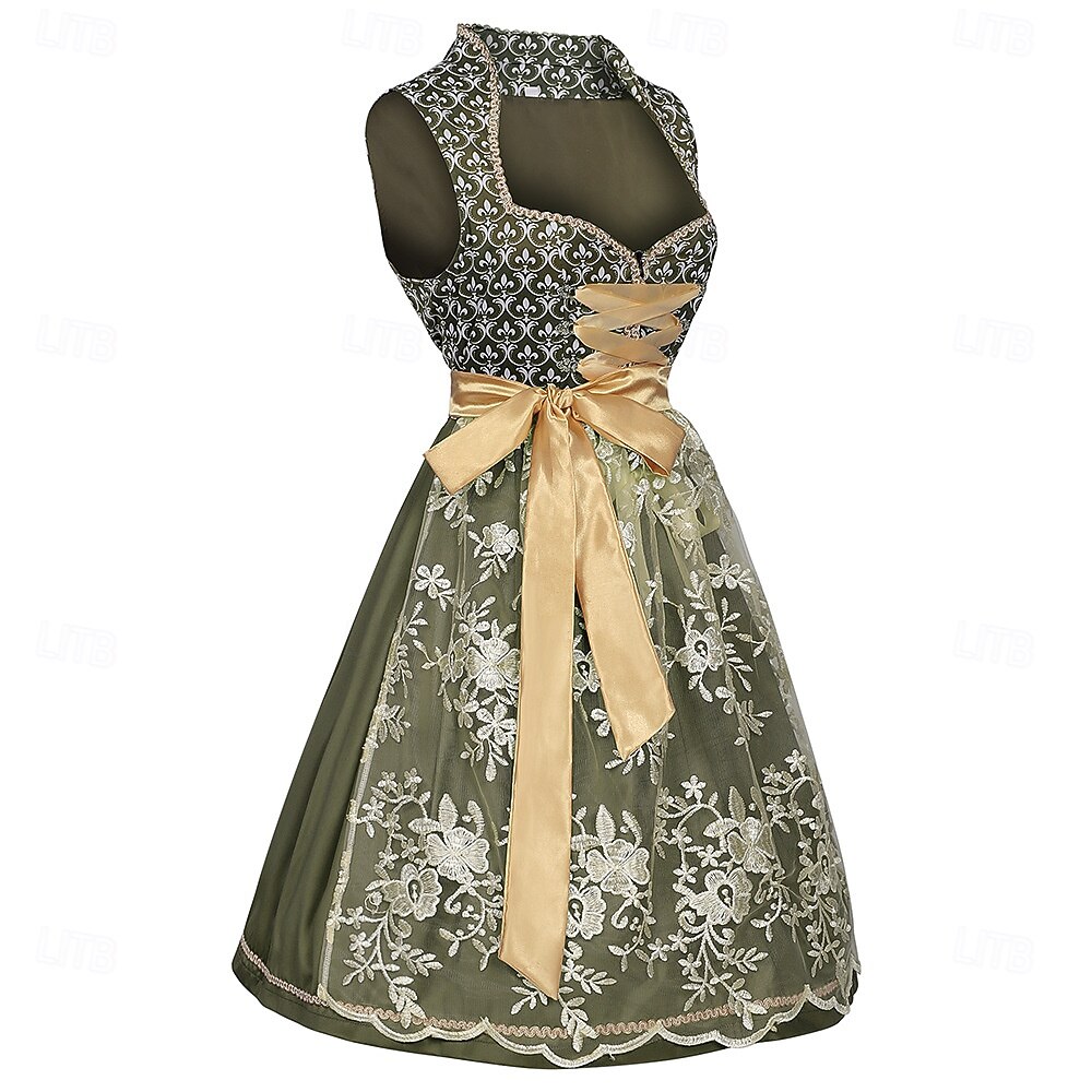 Oktoberfest Dress Maid Bavarian Wiesn Women's Party Beer Festival Traditional Style Cloth Without Blouse 2025 - $62.99 –P4