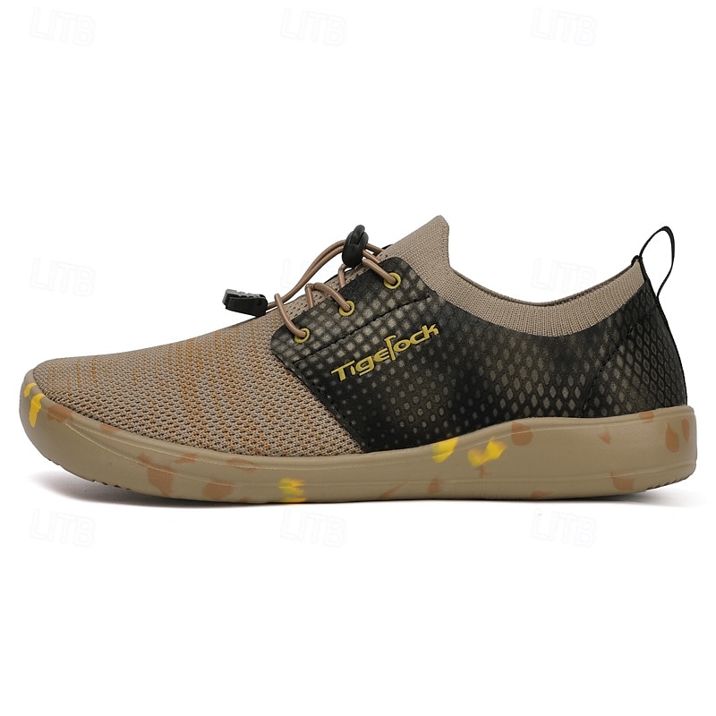 Men's Brown and Black Casual Athletic Shoes with Splash Detail – Lightweight Sport-Inspired Sneakers for Urban Wear and Outdoor Hikes 2025 - $42.99 –P1