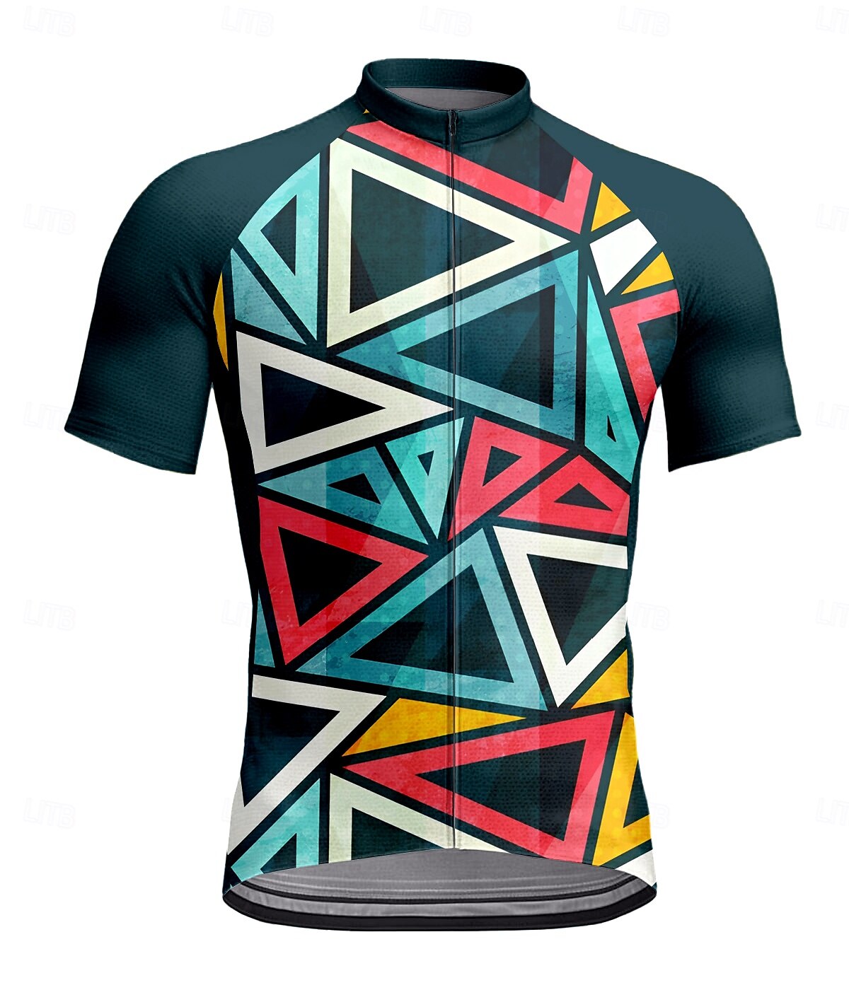 Herr Cykeltröja Kortärmad Cykel T-shirt Tröja Överdelar med 3 bakfickor UV-resistent Andningsfunktion Snabb tork Dragkedja fram Himmelsblå sporter Kläder 2025 - $28.99 –P1