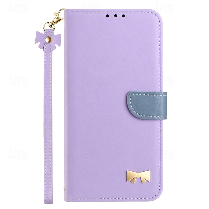 Phone Case For Samsung Galaxy S24 Ultra Plus S24 FE S23 Ultra Plus A55 A35 A25 A15 5G A53 A33 A23 A13 S25 S25 Ultra Wallet Case Flip Cover with Wrist Strap Shockproof PC PU Leather 2025 - $14.99 –P2