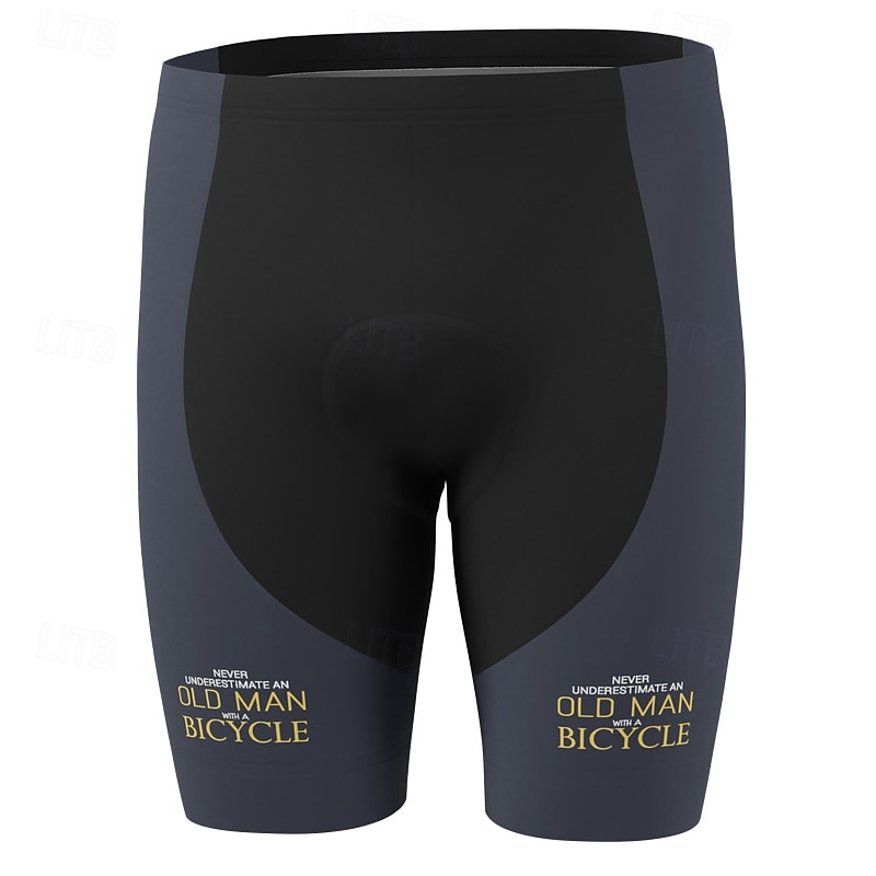 Herr Cykelvägshorts Cykelshorts Vadderade cykelbyxor Cykel Shorts Underdelar Formpassad Bergscykling Vägcykling sporter 3D Tablett Andningsfunktion Snabb tork Svettavvisande Gul Röd Kläder Cykelkläder 2025 - $25.99 –P1