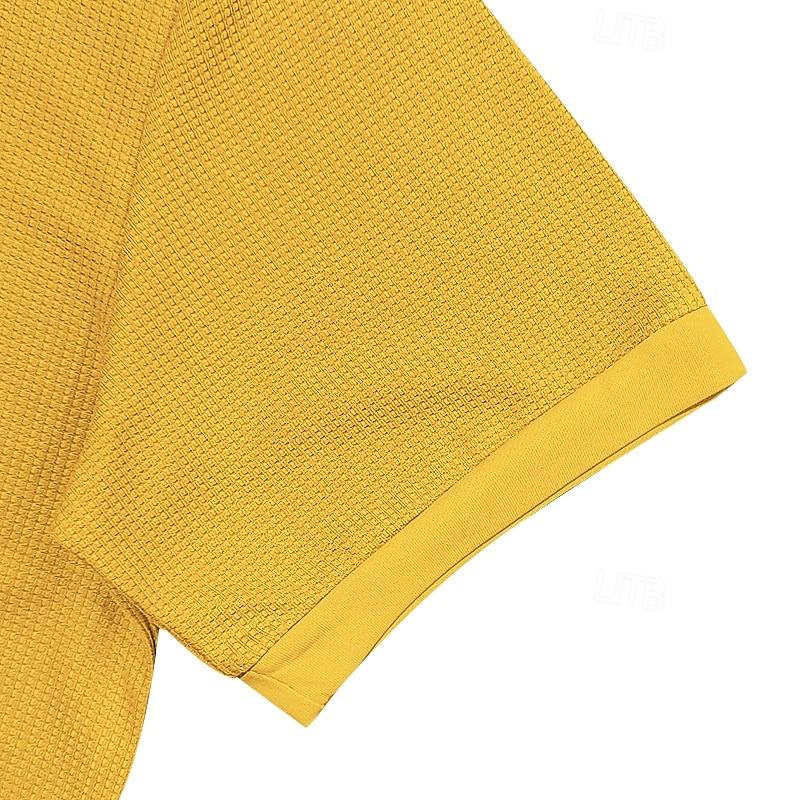Per uomo Polo Maglia da golf All'aperto Abbigliamento quotidiano Bavero Manica Corta Moda Hawaiano Albero di Cocco Stampato Estate Vestibilità regolare Nero Bianco Giallo Vino Azzurro cielo Grigio del 2025 a $20.99 –P4