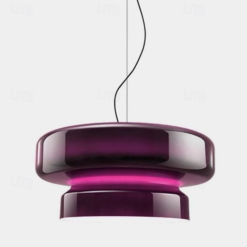 LED hanglamp 36cm glazen kroonluchter enkele kop plafondlamp voor loft bar woonkamer eetkamer warm wit 110-240v 2025 - $249.99 –P2