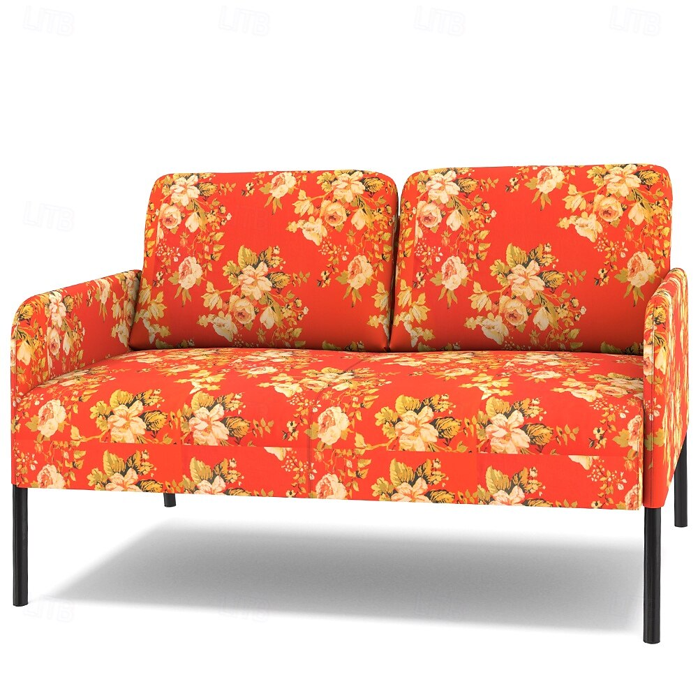 Sofföverdrag i 100 % bomull, lämpligt för Glostad-soffa, blommiga växter, vadderade överdrag 2025 - $140.99 –P9