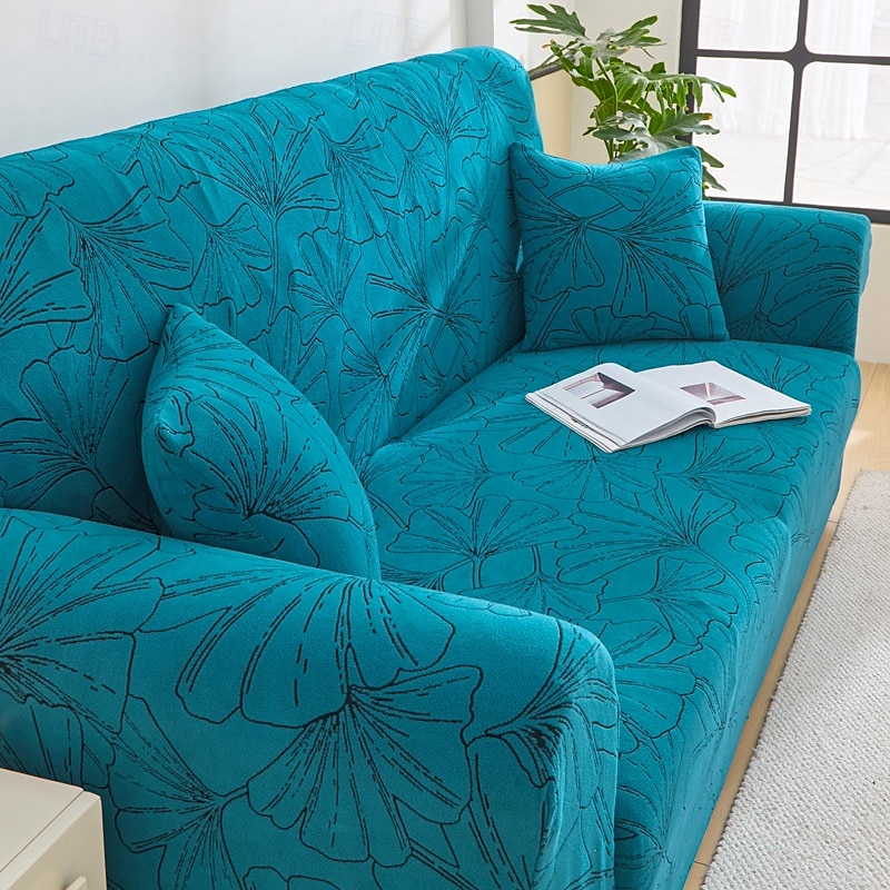 Capa elástica para sofá em tecido jacquard, capa elástica para sofá secional em formato de L, capa de canto para sala de estar, 1/2/3/4 lugares de 2025 por $37.99 –P11