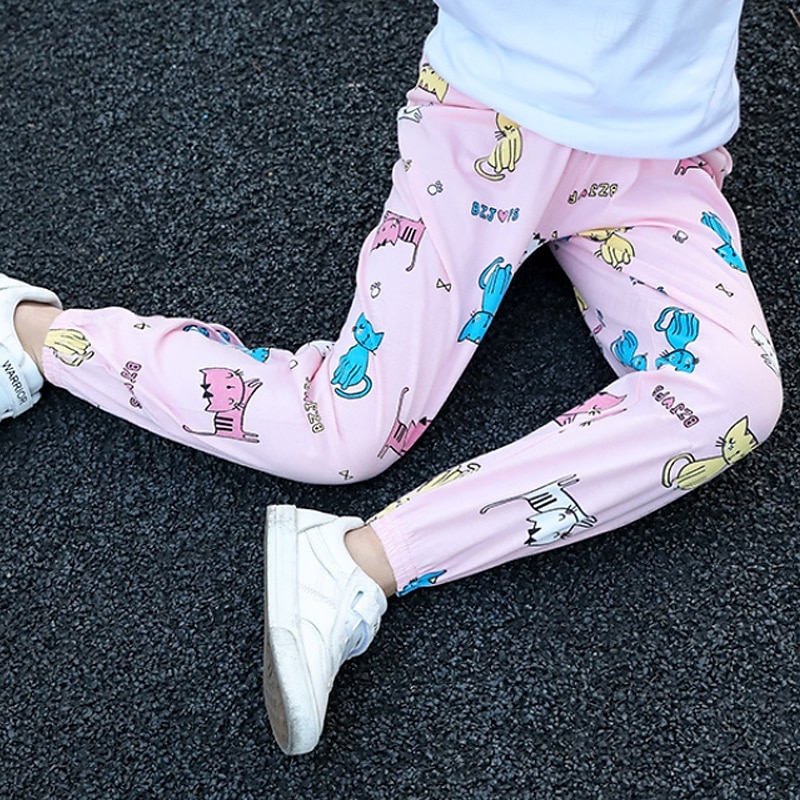 Kinder Jungen Hose Hose Gestreift Weich Komfort Hose Outdoor Basic Weiß Gelb Hellgrün Mittlere Taille 2025 - $5.99 –P14
