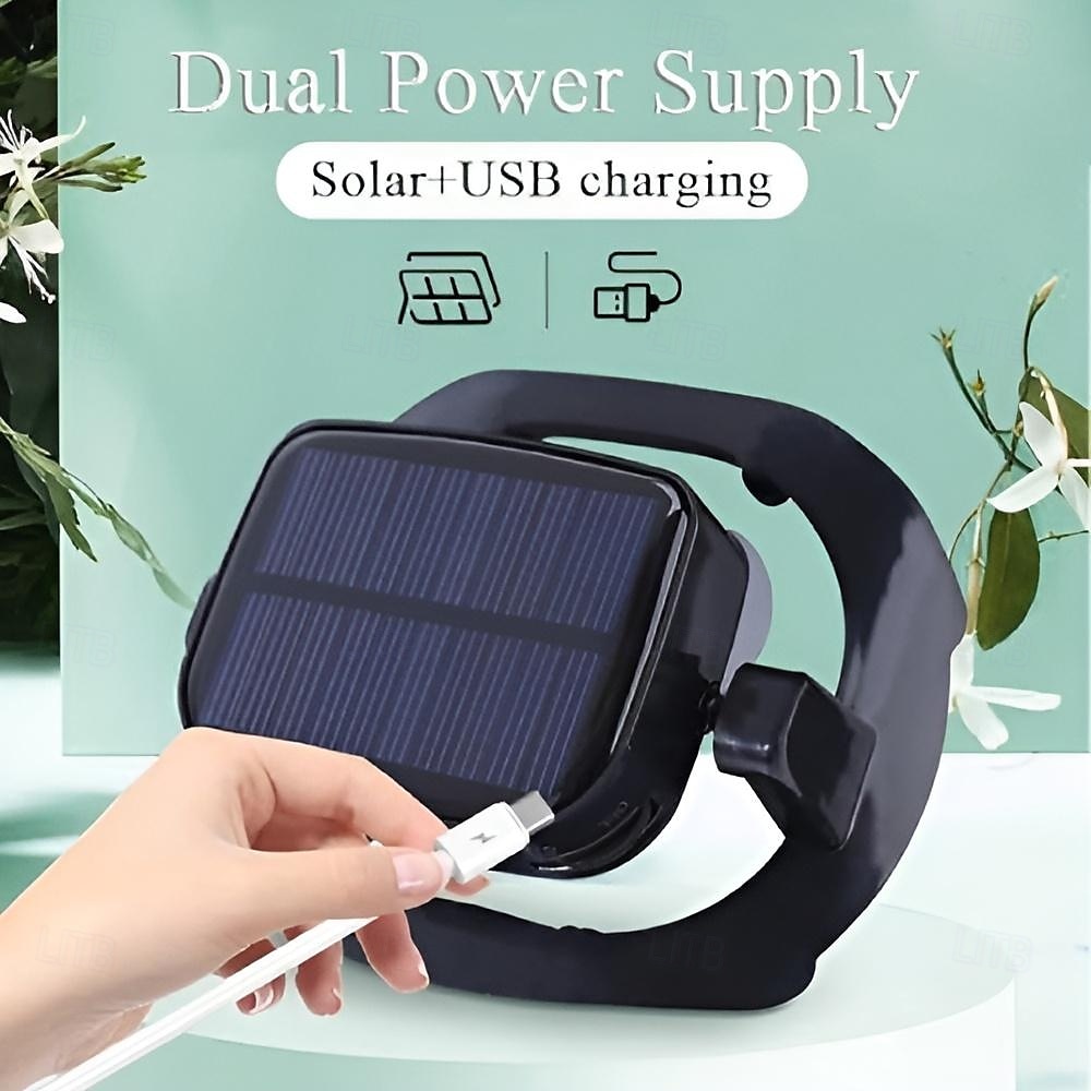 Solarventilator-Hut, Baseballkappe mit Solarventilator, Sommer-UV-Schutz, breite Krempe, Netz-Strandhut, solarbetrieben/USB-Aufladung 2025 - $45.99 –P3