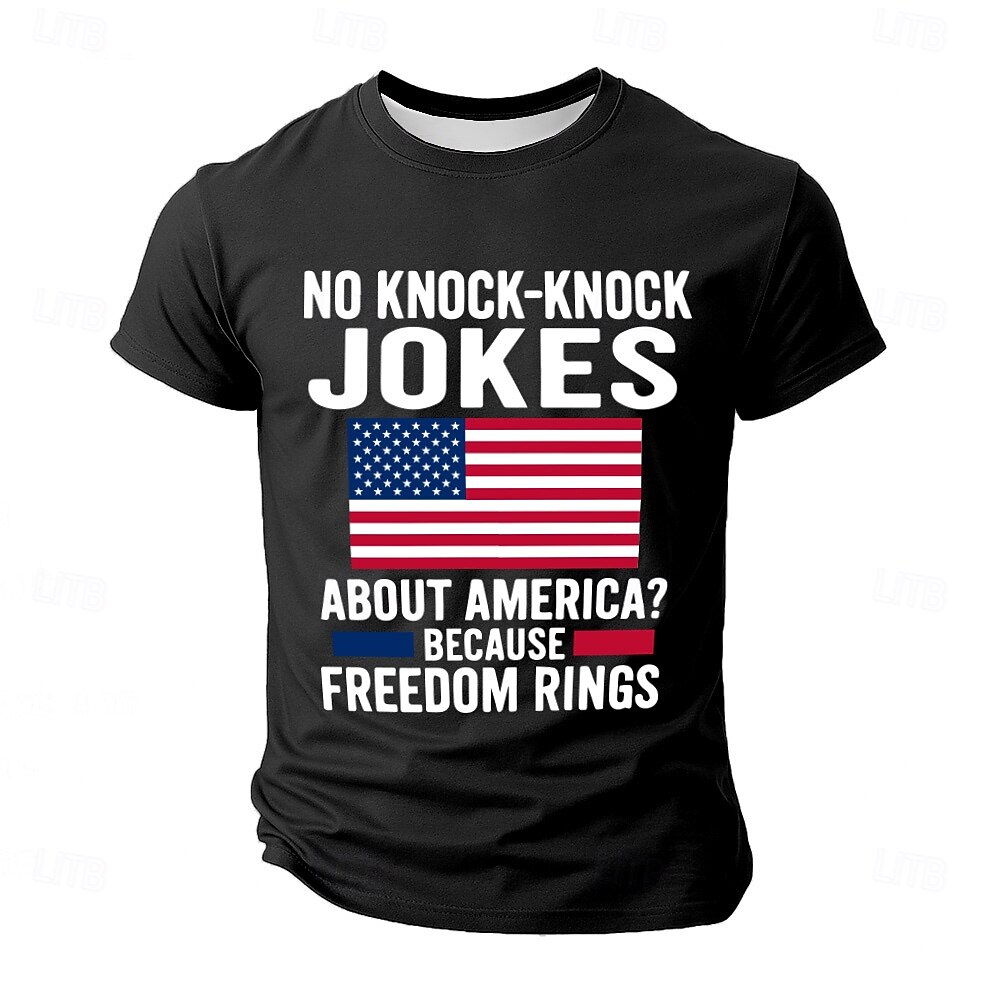 Patriotic T Shirts For Men Local Egg T Shirt Short Sleeve T shirt 3D Print Crew Neck Shirt Military Funny Political T Shirt Street Casual Daily Black Blue Green Summer Spring Clothing Apparel S M L 2025 - $17.99 –P3