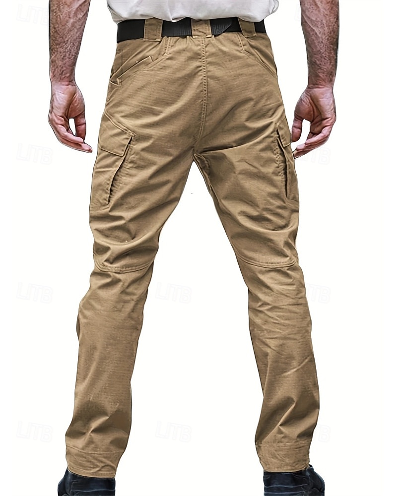 Men's Cargo Pants Tactical Pants Trousers Buttons Multi Pocket Plain Wearable Outdoor Daily Camping & Hiking Fashion Classic Black Army Green 2026 - $21.99 –P13