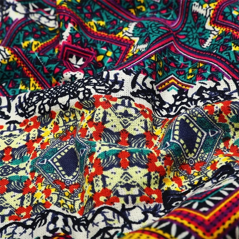 Retro / vintage Boho 1970 Koszula Hipisowskie Niejednolita całość Psychodeliczny Strój na bal maskowy Męskie Halloween Karnawał taniec uliczny Impreza w stylu retro Festiwal Dla dorosłych Koszula 2026 - $27.99 –P12