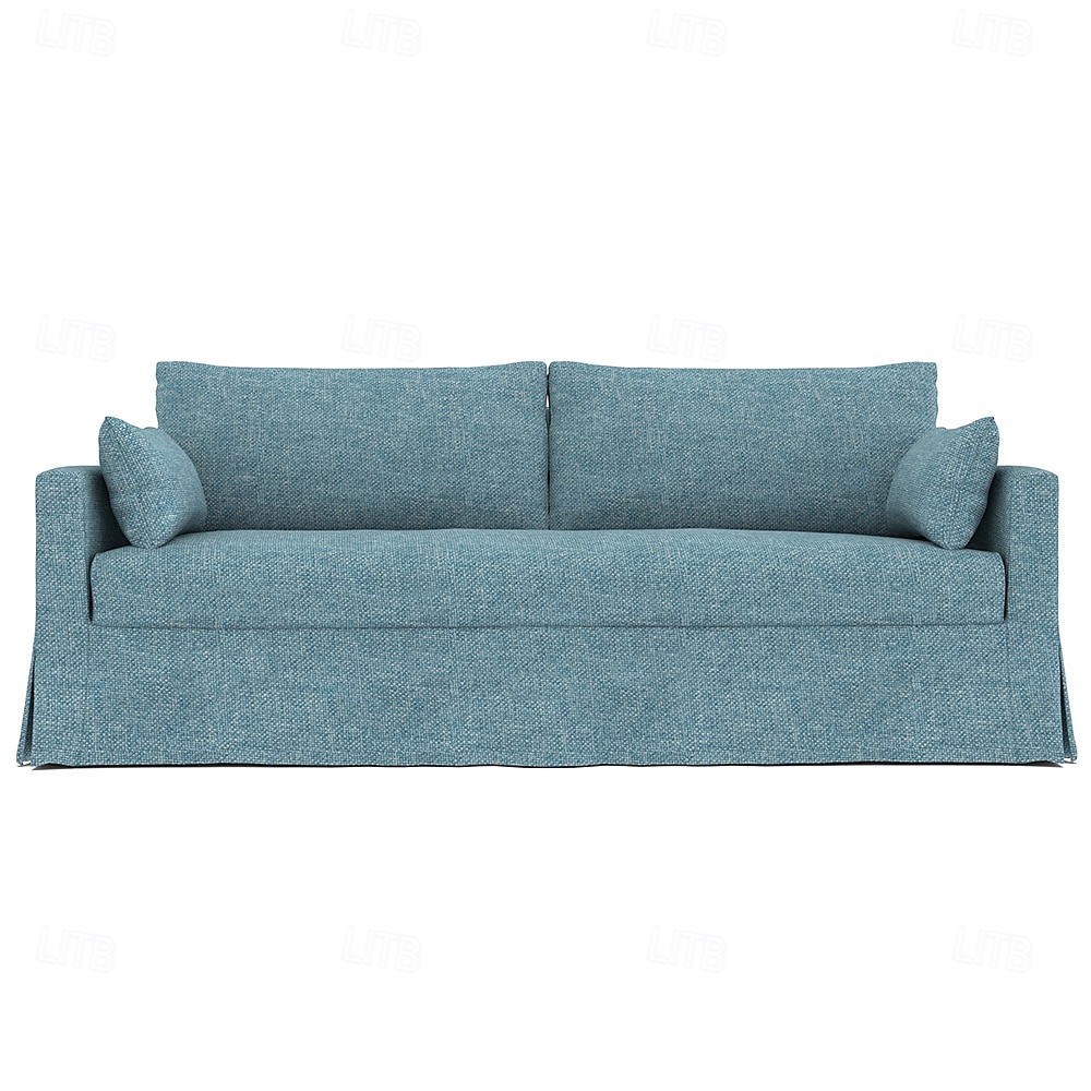 Sofabezug passend für Hyltarp-Sofa, einfarbig, gesteppte Polyester-Schonbezüge 2025 - $226.49 –P14