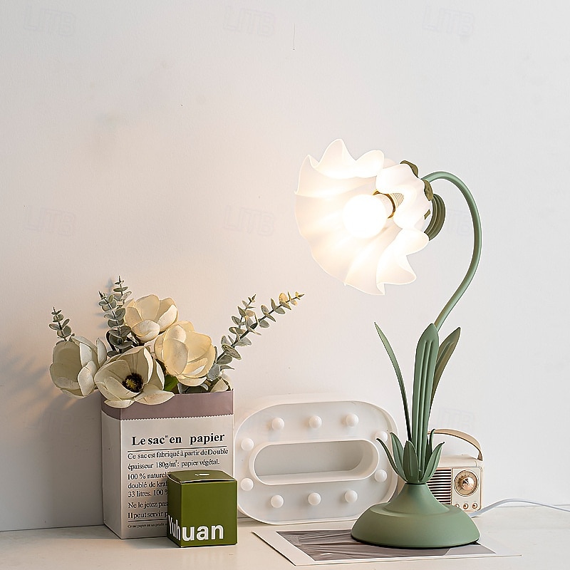Table Lamp For Bedroom / Indoor Metal EU Plug / US Plug / UK Plug White / Pink / Green 2026 - $290.39 –P5