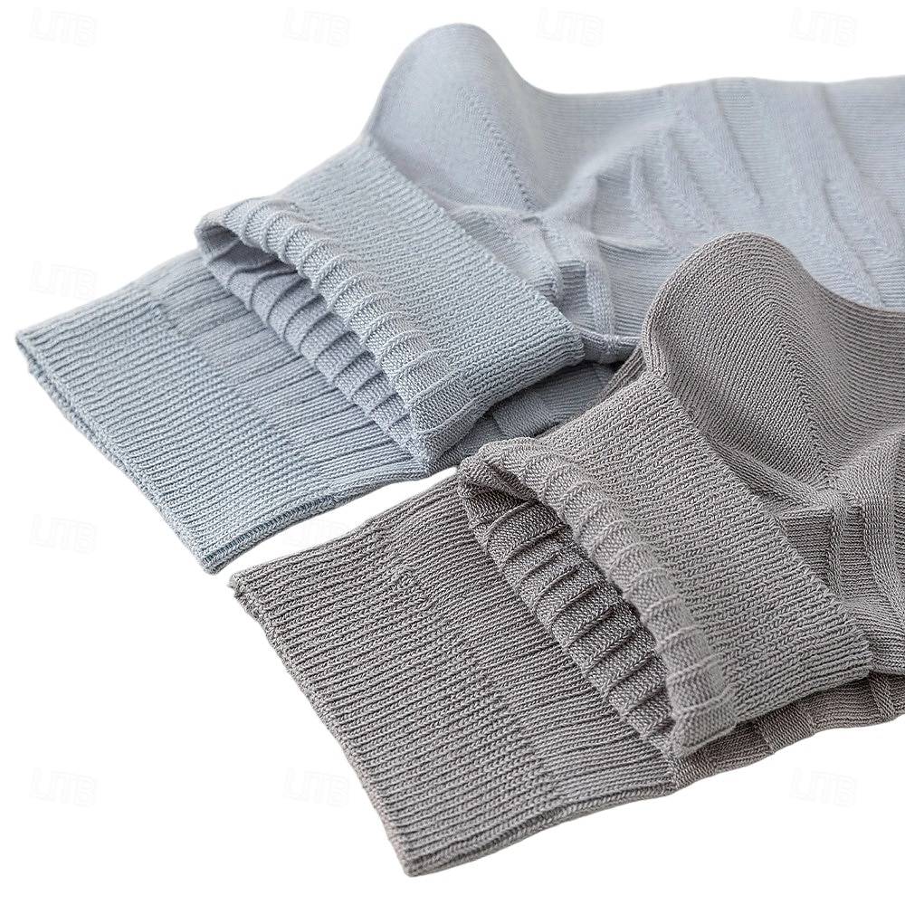 Men 1 Pair Socks Black White Color Plain School Formal Outdoor Plain Thin Summer Daily Casual 2026 - $4.49 –P9