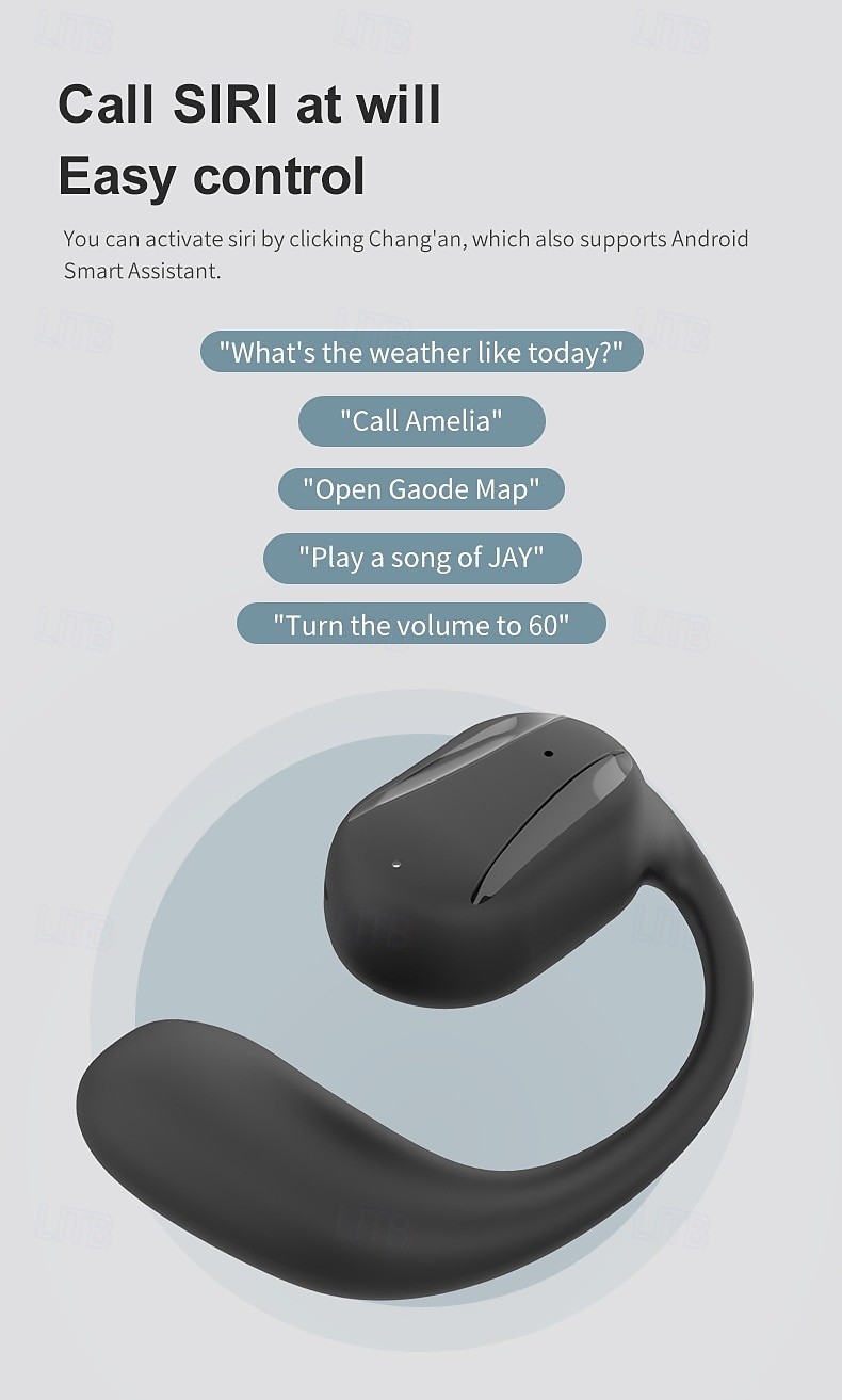 YJ77 TWS In-Ear Ear Hook Bluetooth 5.2 Wireless Earphones Built-in Mic, Auto Connect, Low Delay for Android iOS 2025 - $20.99 –P10