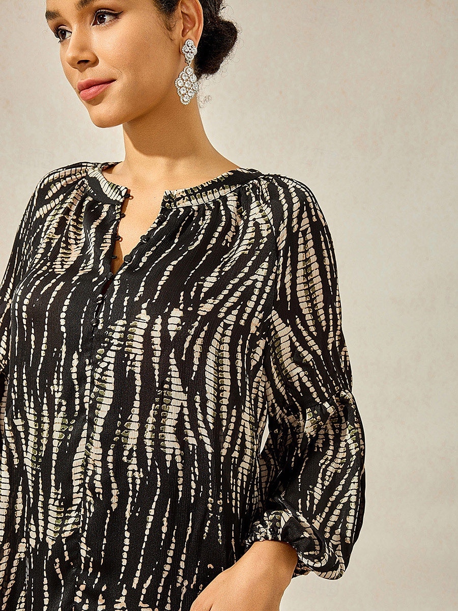 Damen Hemd Bluse Abstrakt Marmor Vintage Mode Lässig Langarm V Ausschnitt Normale Oberteile Arbeit Lässig Ferien Knöpfe Druck Schwarz Frühling & Herbst 2025 - $47.99 –P6