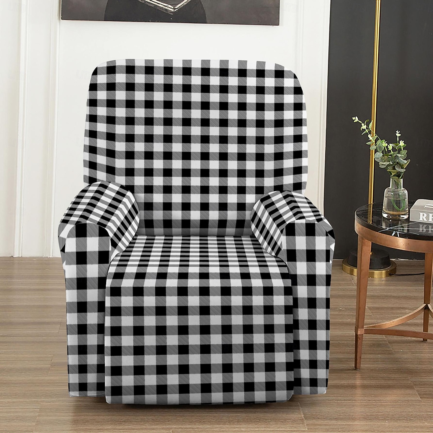 Funda para sillón reclinable con estampado floral, funda para chaise longue con estampado geométrico 2025 - $27.99 –P4