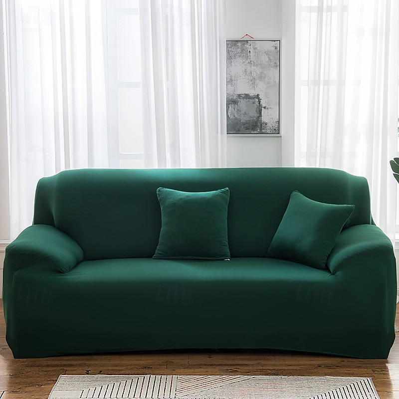 sofföverdrag för vardagsrum, 4-sits stretchmöbelskydd dammtät loveseat-överdrag allt-inklusive överdrag möbelskydd stolsöverdrag för vardagsrum 2025 - $15.49 –P11