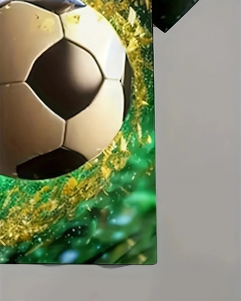 Ragazzi 3D Calcio Maglietta Manica Corta Estate Primavera Moda Essenziale Bambini 4-12 Anni Girocollo All'aperto Casuale Quotidiano Vestibilità regolare del 2026 a $11.99 –P3