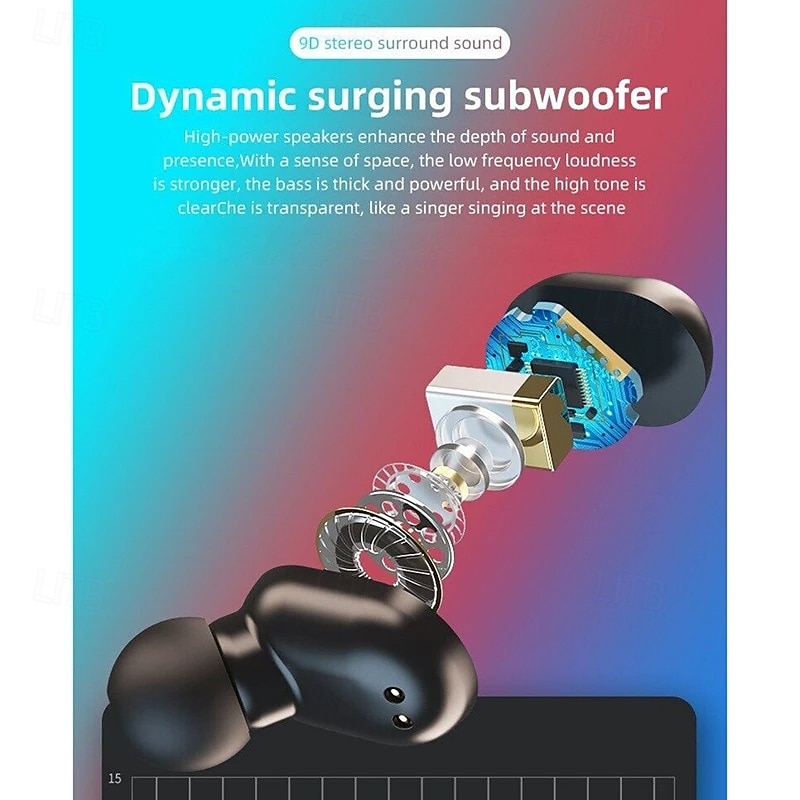 T11 TWS Wireless Earbuds In-Ear Bluetooth 5.0 Headphones – Low Latency Sports Gaming Earphones with Mic, LED Display, Charging Case 2025 - $23.99 –P2