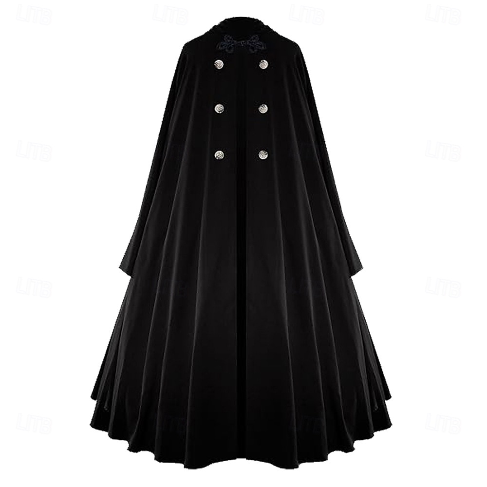 Retro Antiguo Medieval siglo 17 Capa Doctor de plaga Mujer Víspera de Todos los Santos Mascarada Rendimiento Fiesta Adultos Capa 2025 - $41.99 –P8