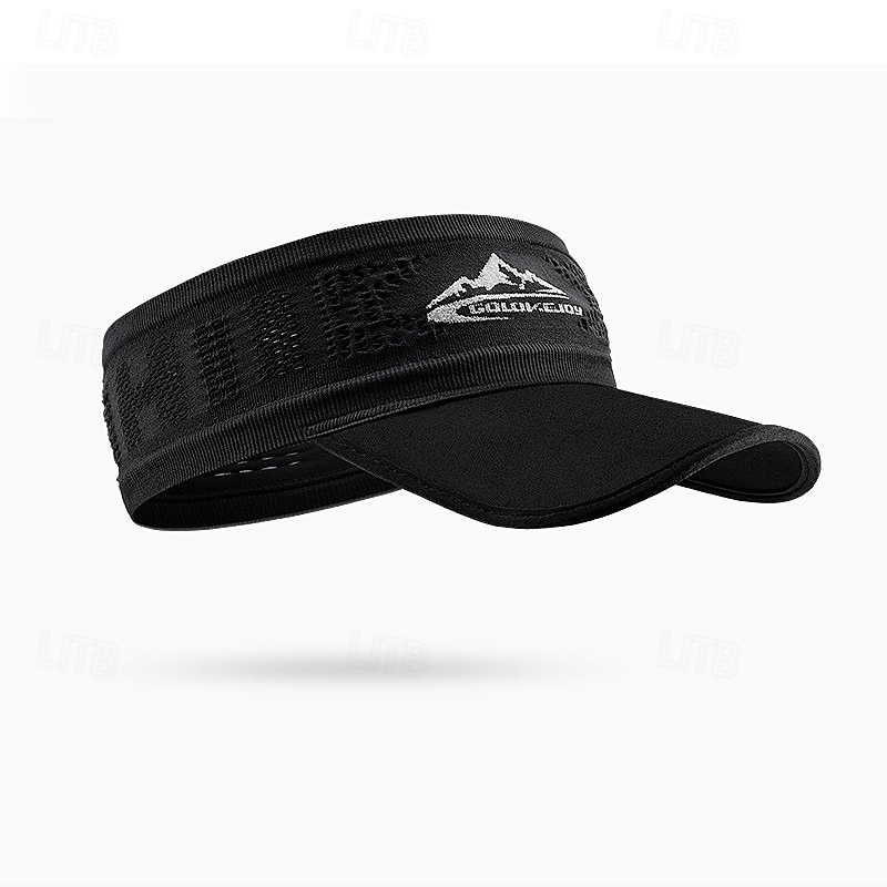 Daszek sportowy do tenisa Daszek przeciwsłoneczny Damskie Niejednolita całość Litera Regulowany Ochrona przeciwsłoneczna UV Oddychający na Bransoletka tenisowa Bejsbol Bieganie Lato Czarny Biały 2025 - $7.99 –P6