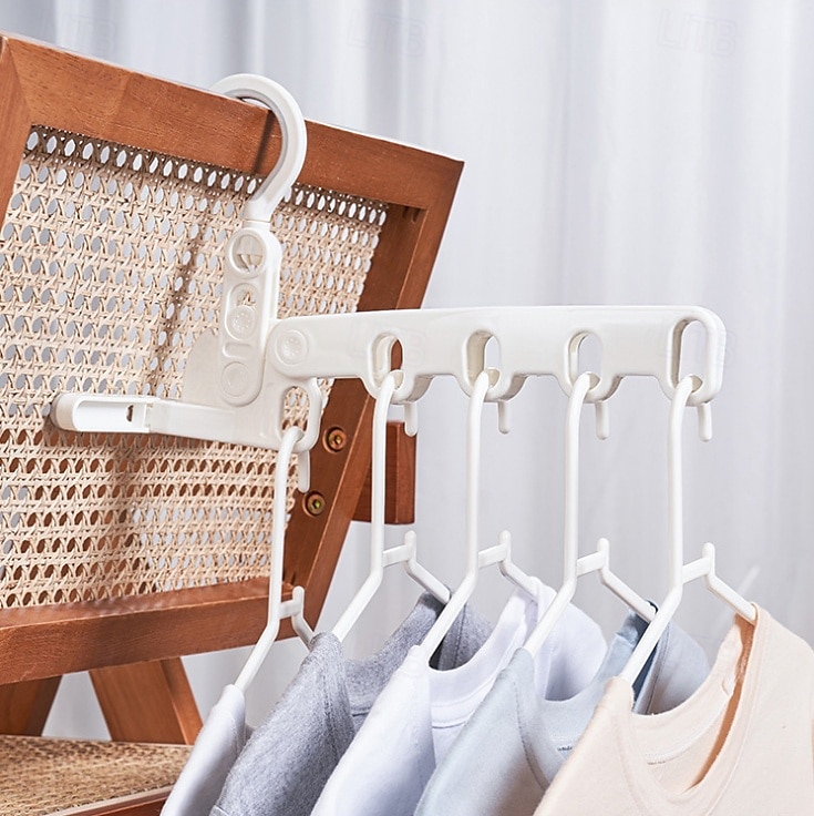Foldable Hanger, Home Use Hanger, Travel Portable Storage, Five-Hole Foldable 2025 - $4.99 –P2