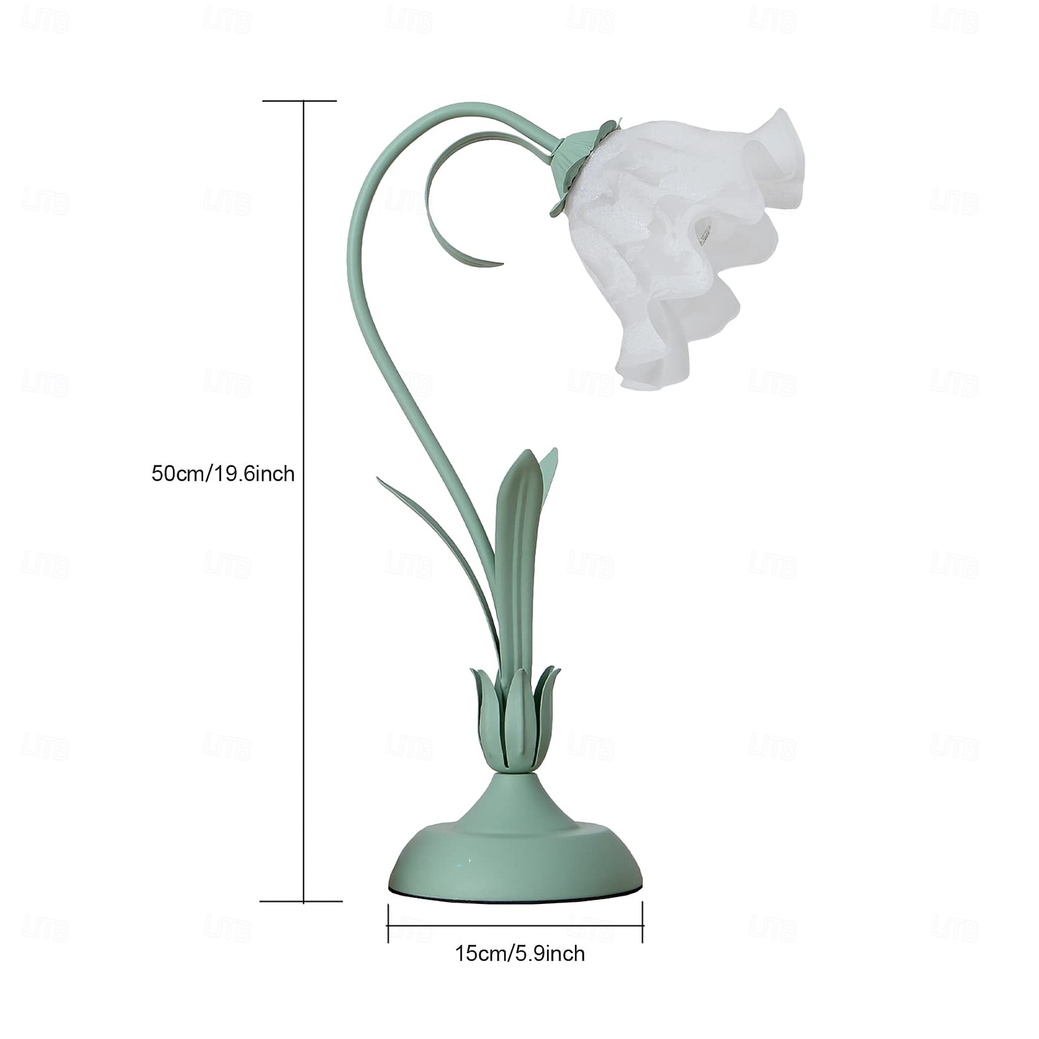 Lanterne à fleurs moderne en verre soufflé, lampe de chevet, veilleuse, 4 modes de couleur, intensité variable, pour chambre à coucher, salon, culot E27 de 2025 ? $66.99 –P3
