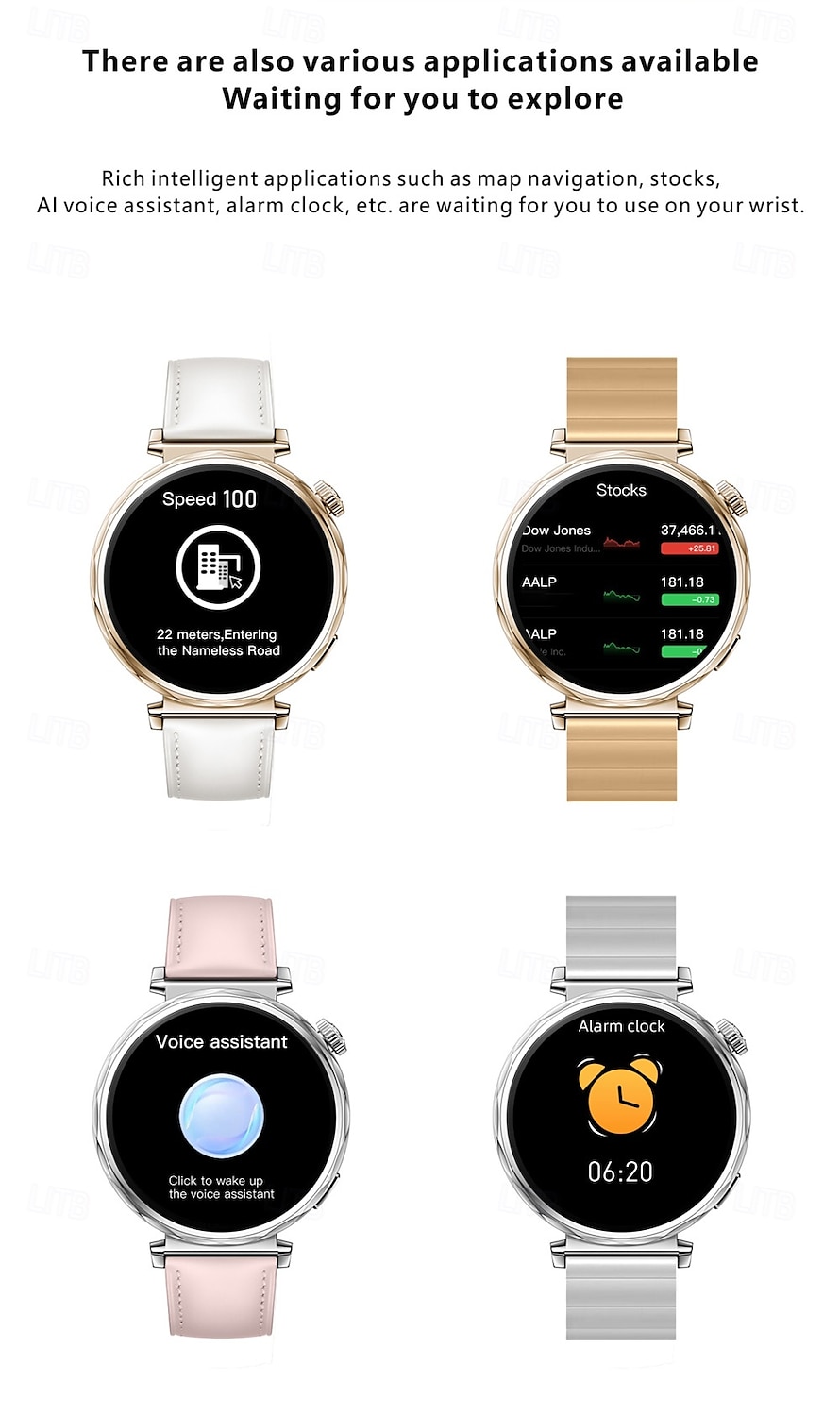 2025年 S6mini スマートウォッチ 1.32インチ AMOLED 女性用フィットネストラッカー、Bluetooth通話、睡眠モニター、NFCロック解除、生理リマインダー、スポーツモード、IP67防水、Android iOS対応 コレクション – $66.99 –P15