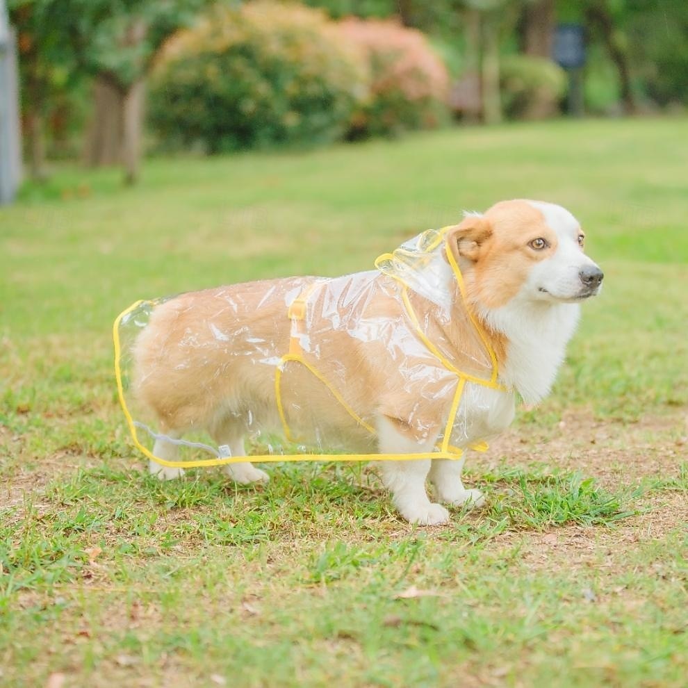 2025年 ペット犬用レインコート防水ジャケット犬用レインポンチョポータブルレインコート通気性軽量通気性軽量小型中型犬に適しています コレクション – $25.99 –P9