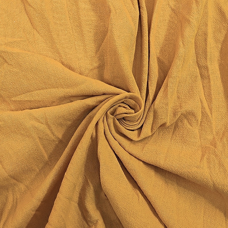 Per donna Abito Midi Abito in cotone e lino Abito Boho Classico Moderno All'aperto Vacanza Quotidiano Vestibilità regolare Semplice Manica Lunga Scollo a V Giallo Estate del 2025 a $29.99 –P6