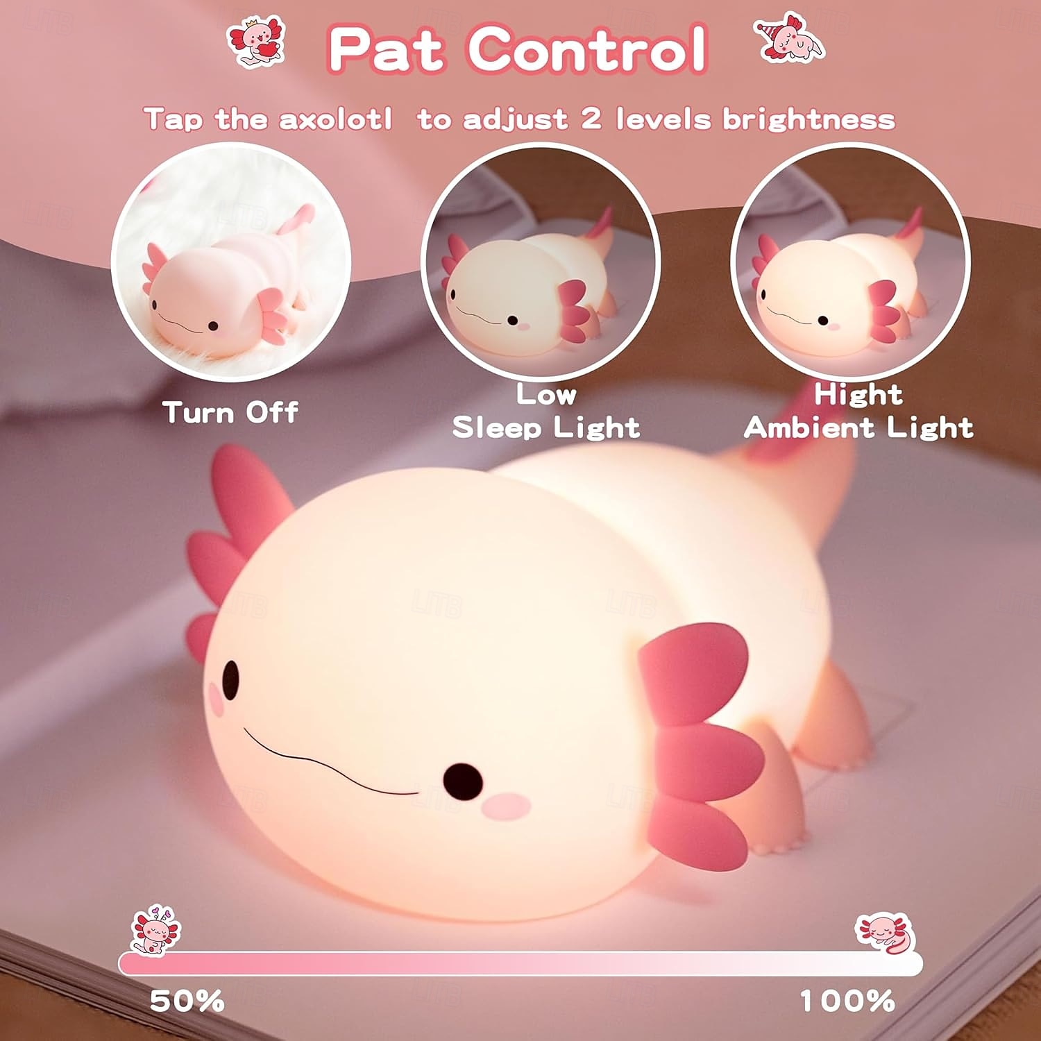 Cute Animal Night Light LED Silicone Squishy Animal Lamp for Kids Ideal Nightlight for Nursery  for Boys and Girls  Fun Room Decor  Soft and Safe Breastfeeding Light (Panda/Capybara/Dog/Duck/Dinosaur) 2026 - $17.99 –P2