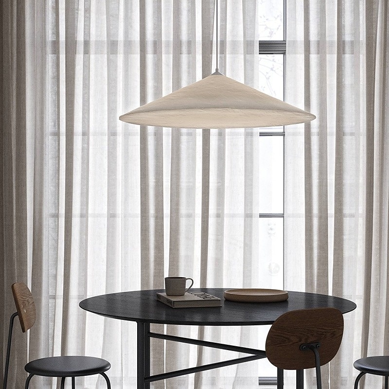 Lampadario a sospensione a LED in tessuto, 50/60/80 cm, lampada da soffitto a testa singola per loft, bar, soggiorno, sala da pranzo del 2025 a $182.99 –P6