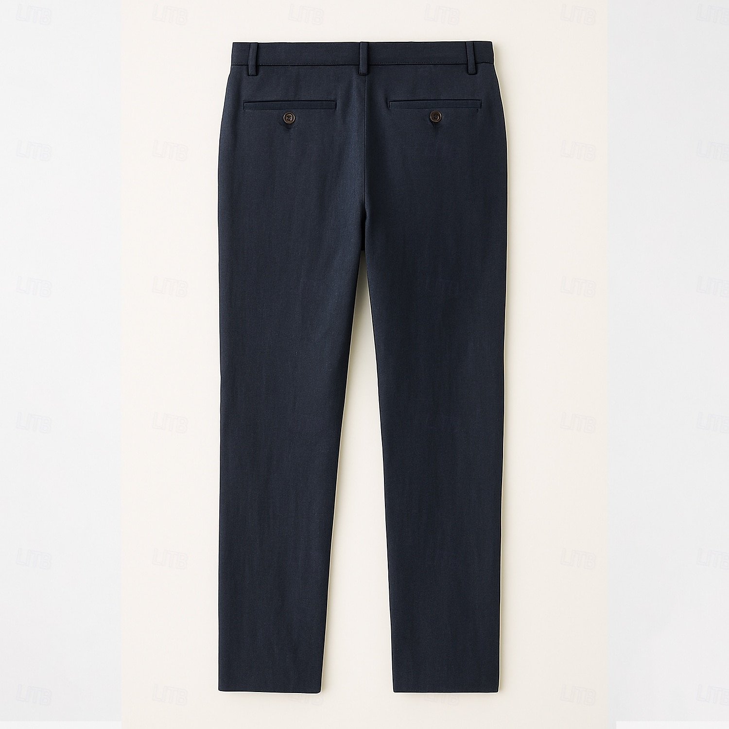 Herre Linbukser Helfarge Pustende Full lengde Formell Bryllup utendørs Elegant Ferie Svart Navyblå Mikroelastisk 2025 - $45.99 –P8