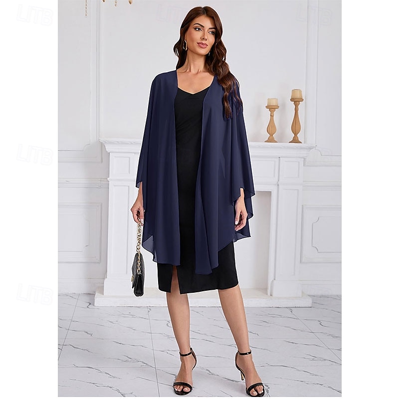 Șaluri și șaluri pentru femei pentru rochie de seară, eșarfă din șifon, eșarfă elegantă și moale din pashmina, eșarfă de mireasă pentru nuntă 2025 - $59.99 –P4