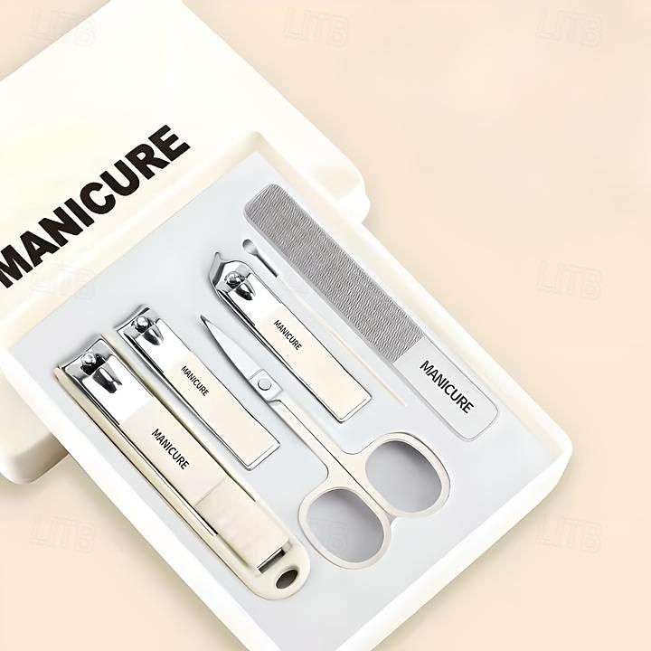 Conjunto de cortadores de unhas com ferramentas para cuidados com as unhas, kit de manicure e pedicure com estojo de armazenamento, conjunto de cortador de unhas de aço inoxidável para presente para de 2025 por $6.49 –P7