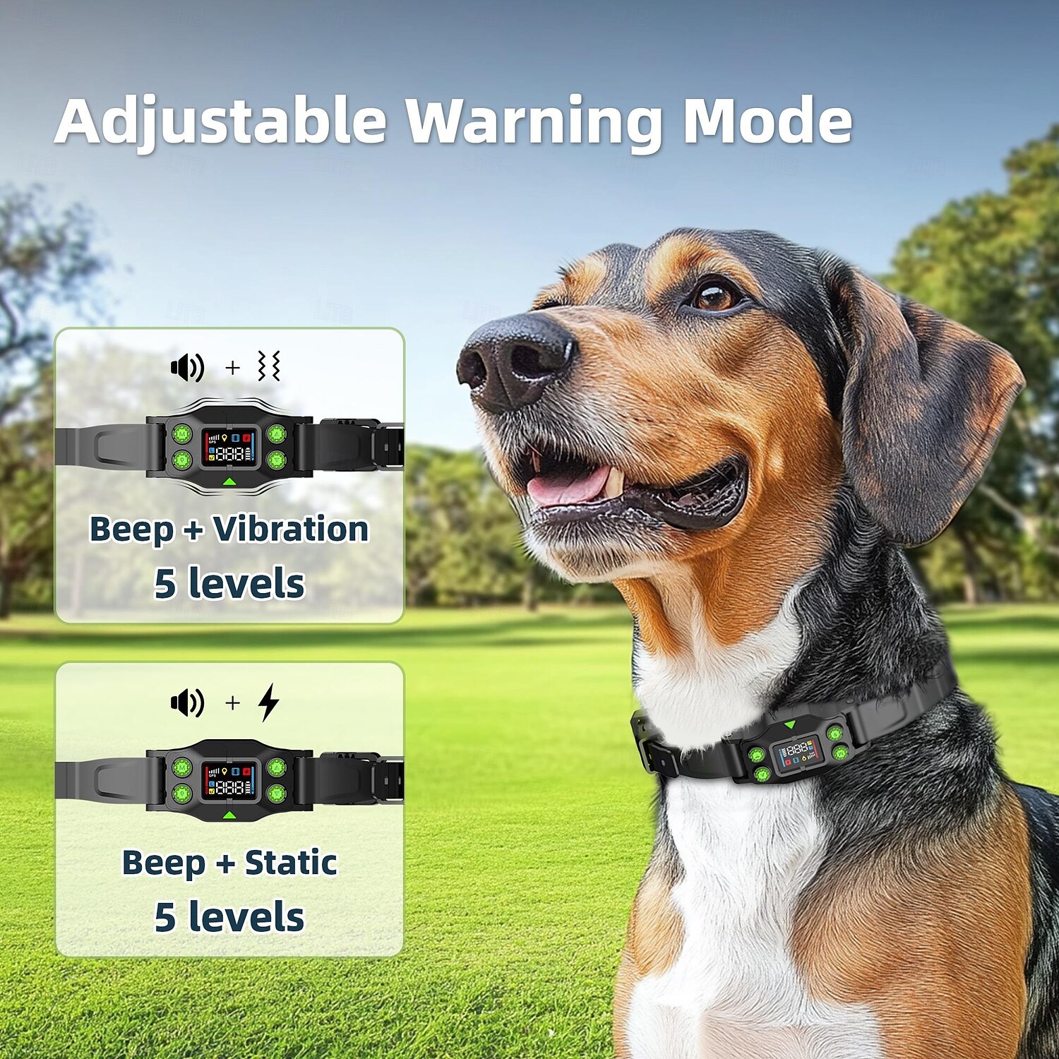 2025年 犬の訓練用ワイヤレスフェンス、ワイヤレス犬用、3つのモード、ビープ音、振動、犬用防水、ポータブル、ワイヤレス、充電式、安全ナイロン、ABS樹脂、電子行動補助、ペットの服従訓練  コレクション – $144.99 –P5