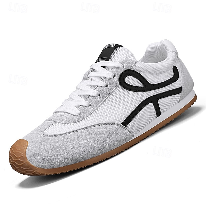 weiße sportliche Herren-Sneaker mit roten und blauen Akzenten – lässig, leicht, ideal für einen aktiven Lebensstil und Outdoor-Aktivitäten 2025 - €23.82 –P3