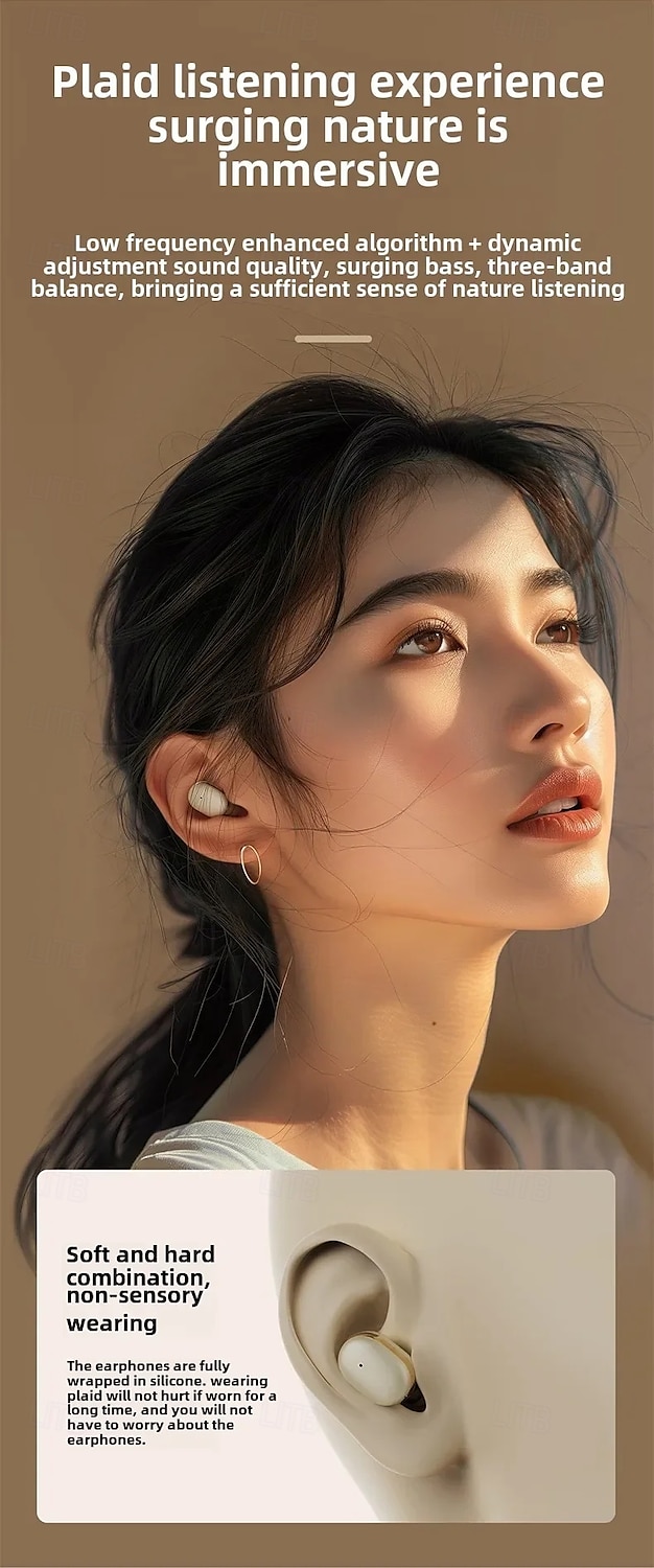 Q31 Wireless Bluetooth Earbuds with LED Power Display, ENC Noise Reduction, Mini In-Ear Stereo Headphones for Sports and Daily Use 2025 - $20.99 –P6