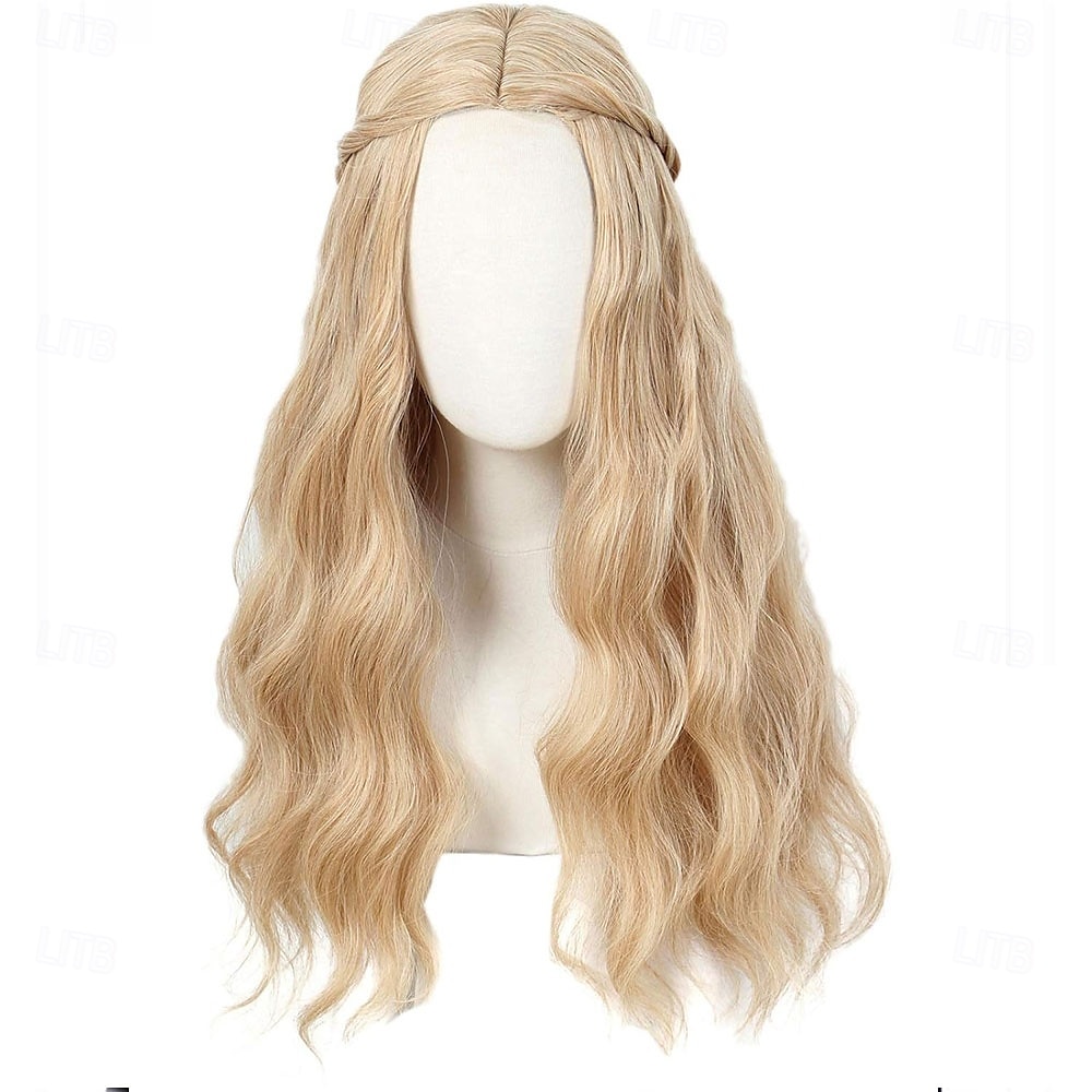 70-es évekbeli hosszú szőke hullámos hippi paróka halloween cosplay jelmez paróka nőknek partira 2025 - $27.99 –P1