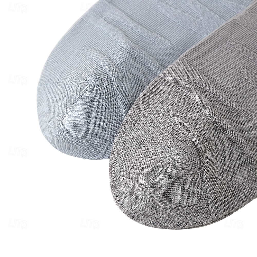 Men 1 Pair Socks Black White Color Plain School Formal Outdoor Plain Thin Summer Daily Casual 2026 - $4.49 –P6