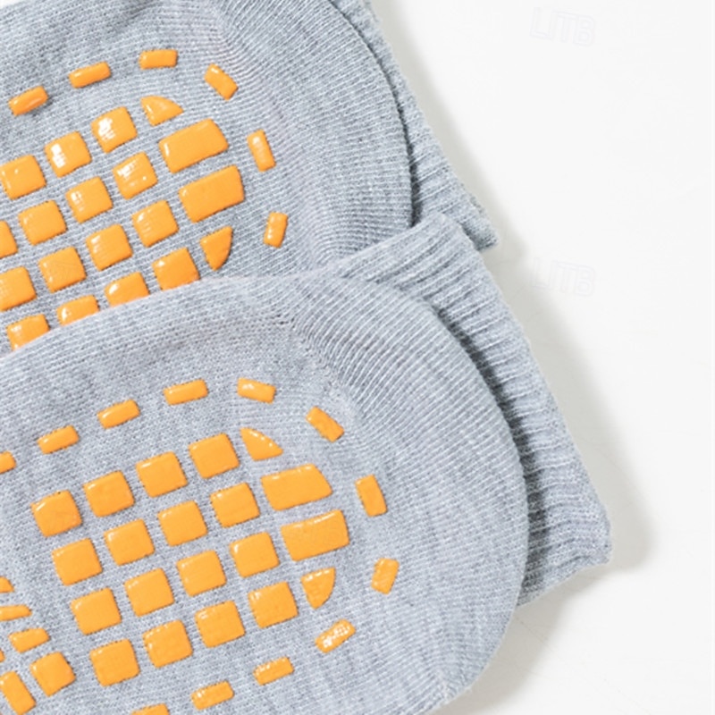 4 Paar Grip-Pilates-Socken für Damen, rutschfeste Yoga-Sportsocken, atmungsaktive Trampolin-Grip-Socken für Kinder und Erwachsene, Baby-Bodensocken mit Silikon-Grip für Tanz, Zuhause, Fitnessstudio, 2025 - $9.99 –P20