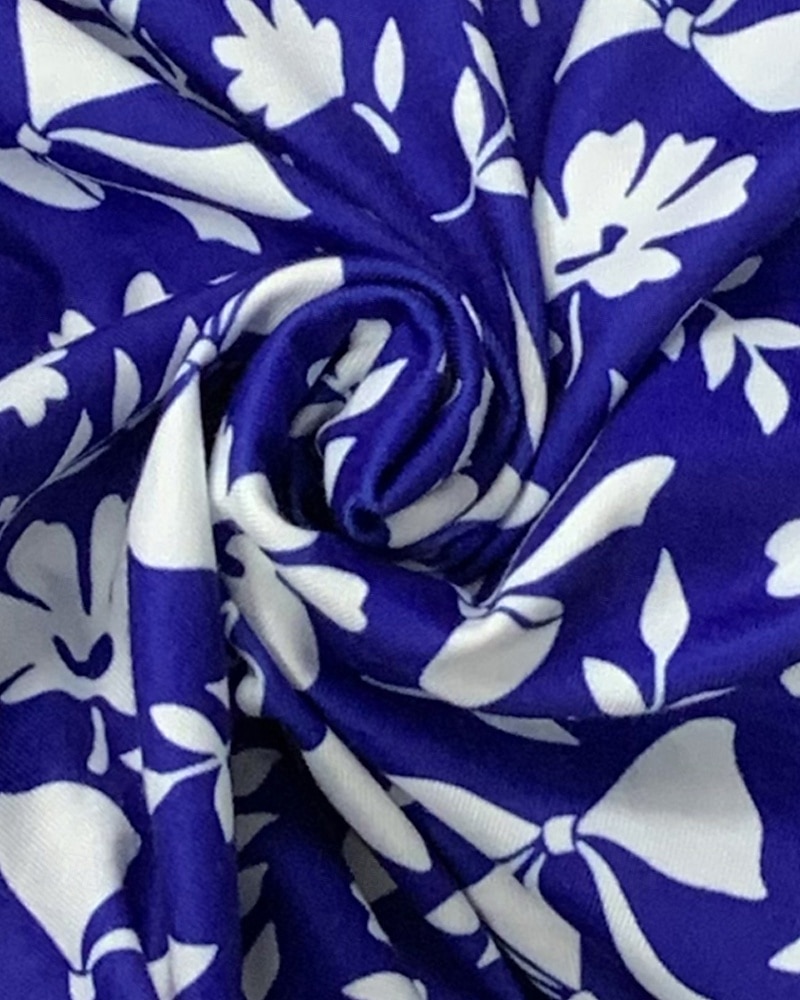 Pentru femei Rochie Mini Rochie florala Rochie Boho Clasic În aer liber Vacanță Zilnic Fit regulat Floare Manșon scurt Stil Nautic Albastru piscină Vară 2025 - $23.99 –P5