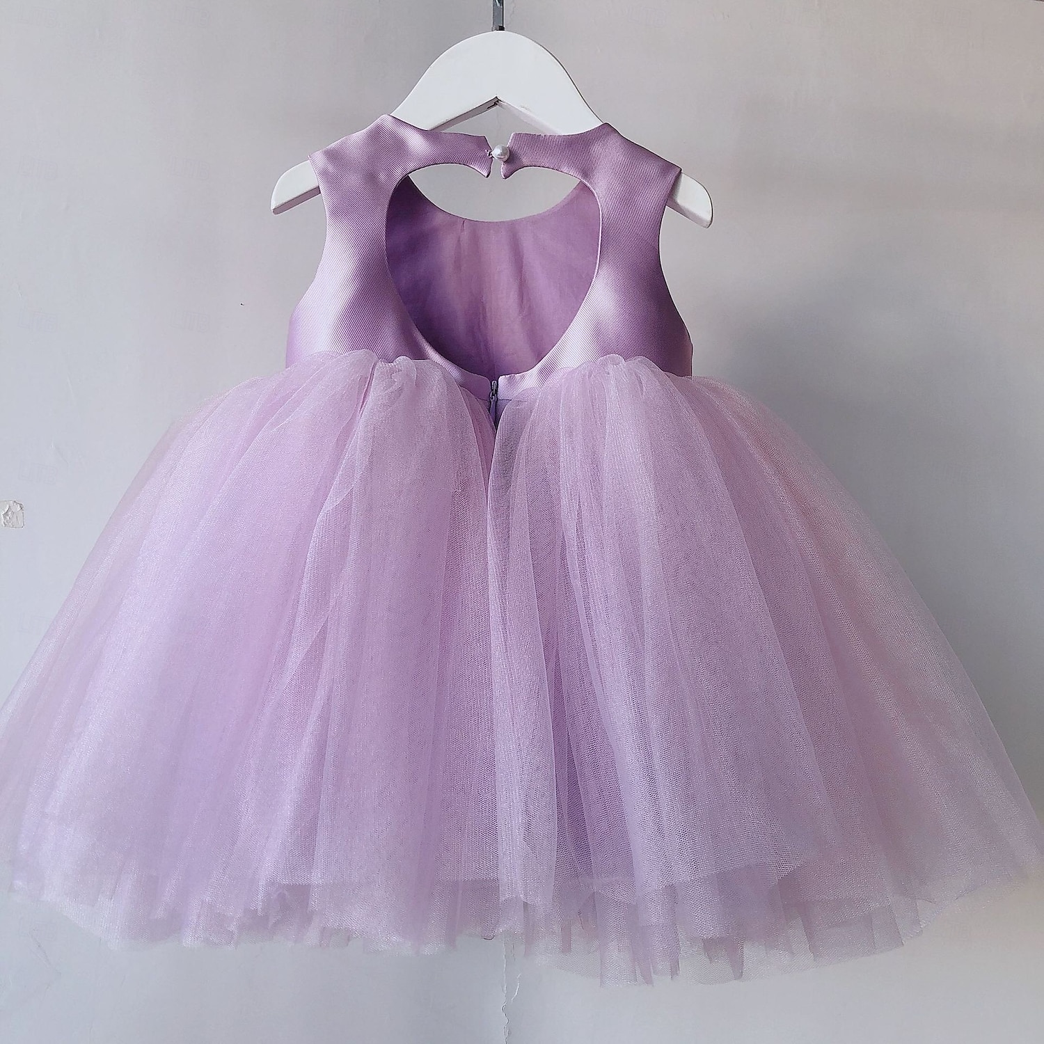 Kids Girls' Party Dress Solid Color Sleeveless Performance Mesh Princess Sweet Mesh Mid-Calf Sheath Dress Tulle Dress Summer Spring Fall kids Pink Sky Blue Purple 2025 - $61.99 –P5