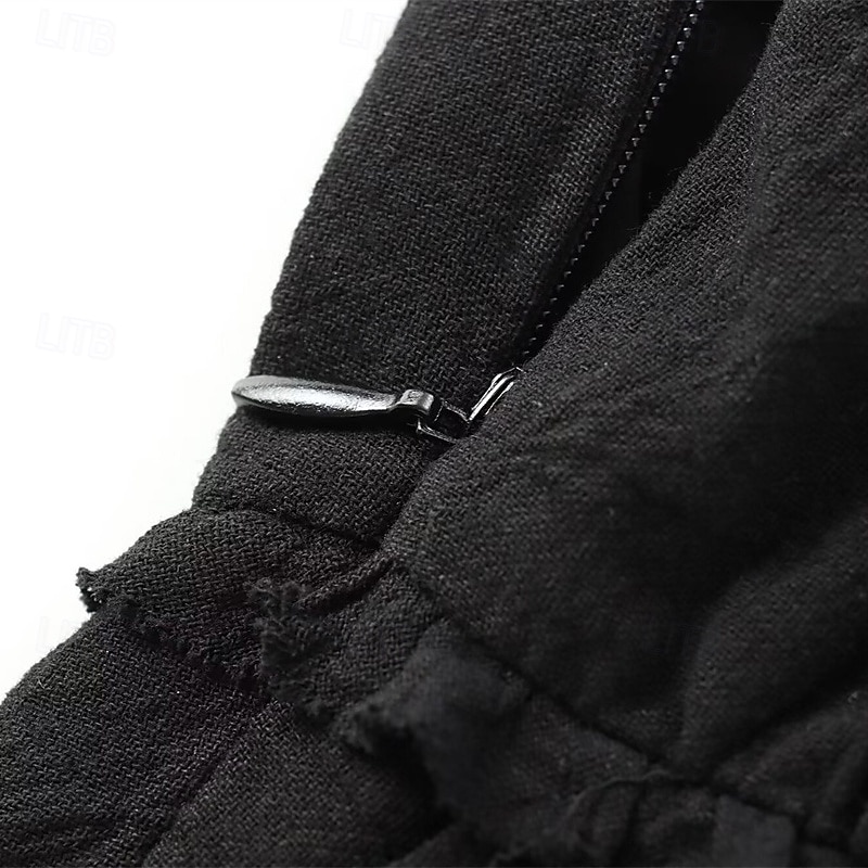 Pentru femei Rochie Mini Rochie albă Rochie de absolvire Rochie Slip Modă Rochie eleganta În aer liber Petrecere Concediu Fit regulat Simplu Fără manșon În V Negru Alb Vară 2025 - $27.99 –P9