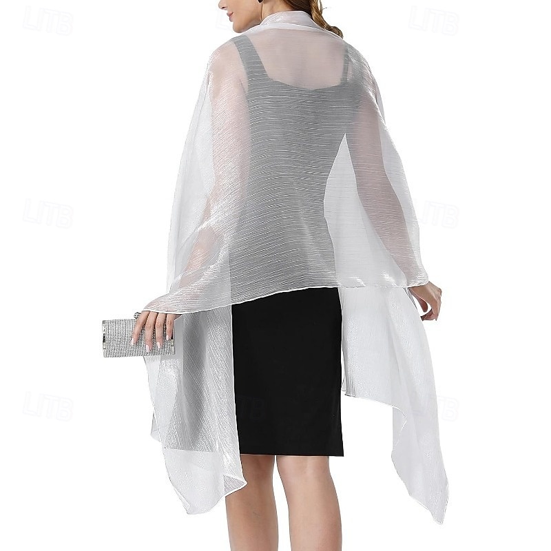 Dámské bolerko Elegantní dámy Bez rukávů Polyester Svatební Bolerka S Čistá Barva Pro Formální Léto 2025 - $45.99 –P6